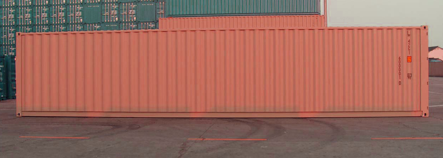 Guida container - Container High Cube HC da 40 piedi